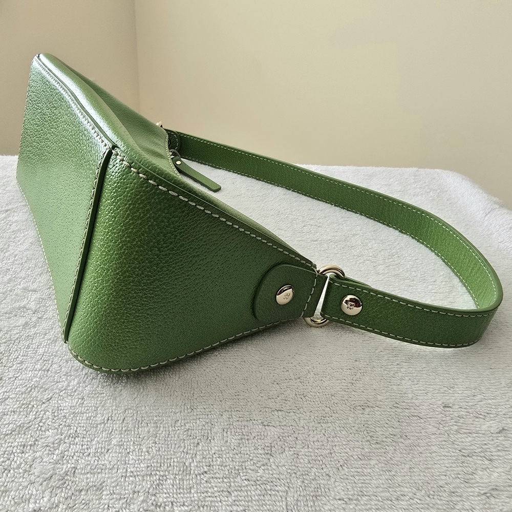 Kate Spade Green Leather Shoulder Bag - Picture 5 of 8
